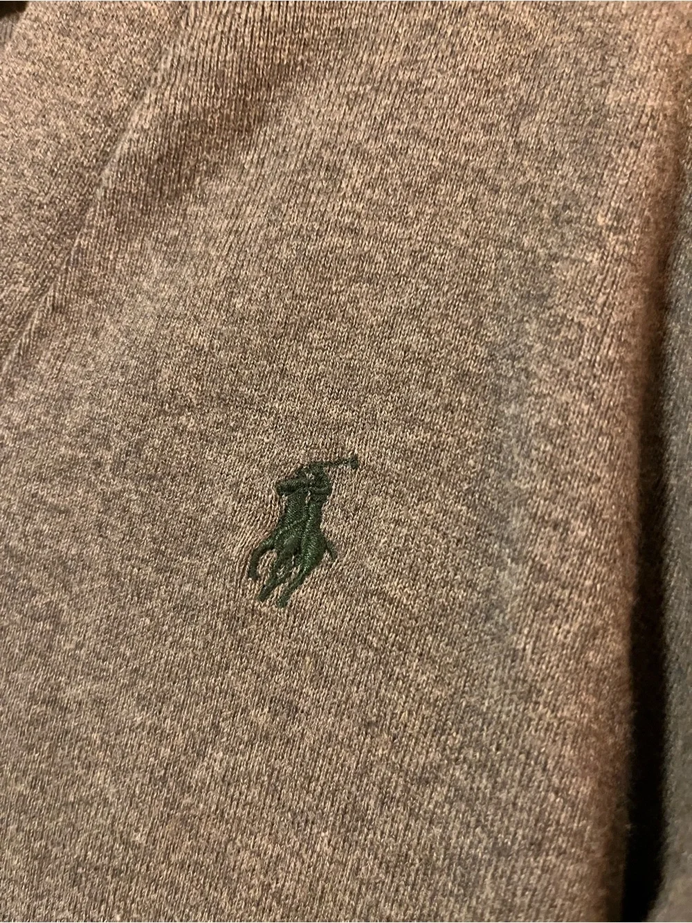 Polo by Ralph Lauren Men’s Gray Button Up Cardigan w/Pockets Size Medium